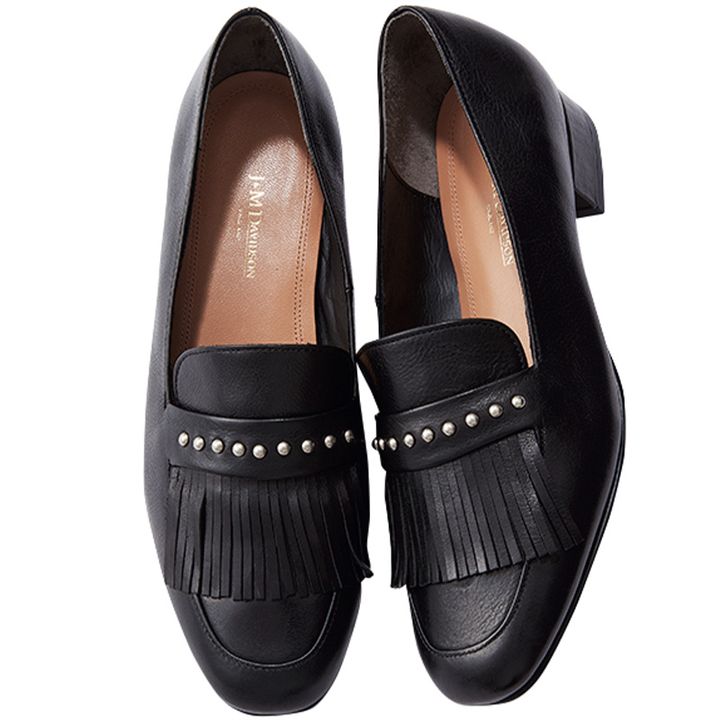 J＆M デヴィッドソンのキレイめ黒ローファー