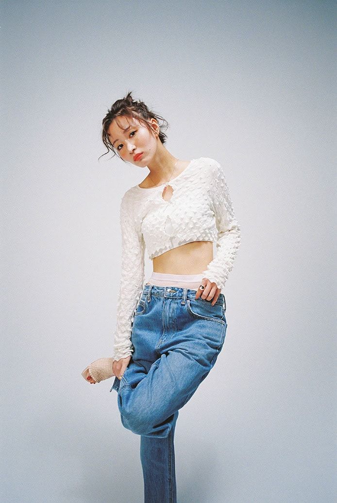 岡崎紗絵とデニム