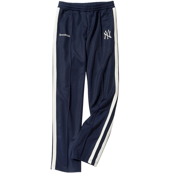 スポーティ＆リッチのヤンキースコラボのトラックパンツ