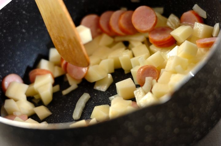 ジャーマンポテトスープの作り方1