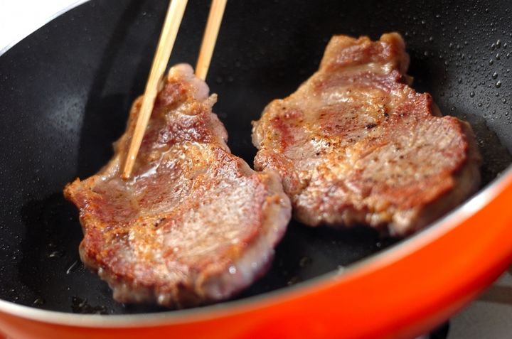 ポークステーキの作り方1