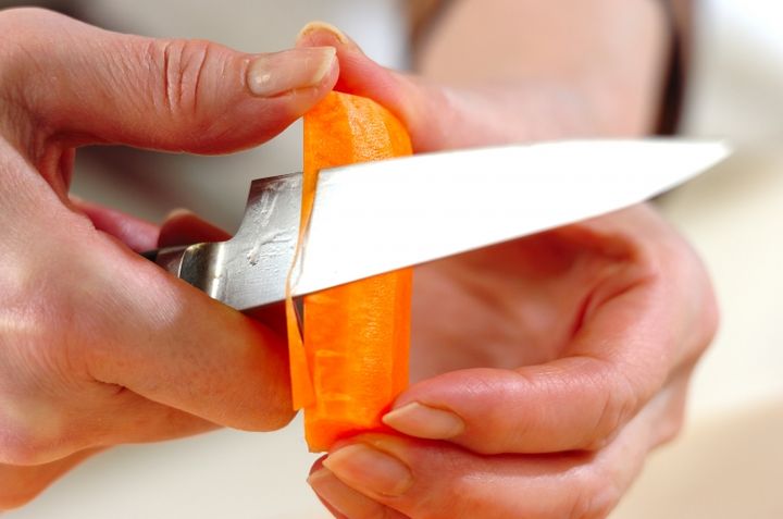 ニンジンのココナッツグラッセの下準備1