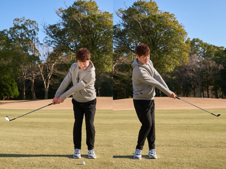 アプローチで手首を使ってない？「右腕の長さ」を意識して安定感を手に入れよう