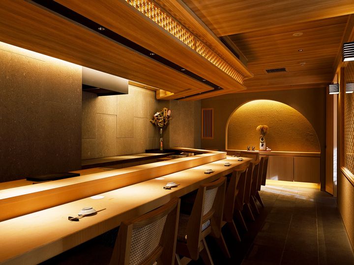 乃木坂『鮨 こうりん』の内観