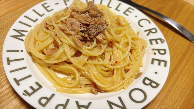 ツナバジル ピリ辛レモン＆ガーリック アレンジ