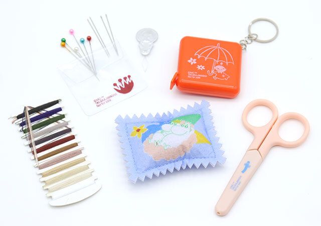 ムーミンお裁縫道具8点