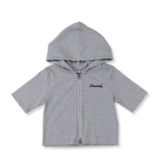 2025しまむらレディースフード付きカーディガン