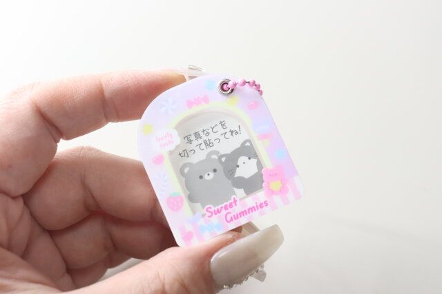 セリア フォトキーホルダー スイーツ