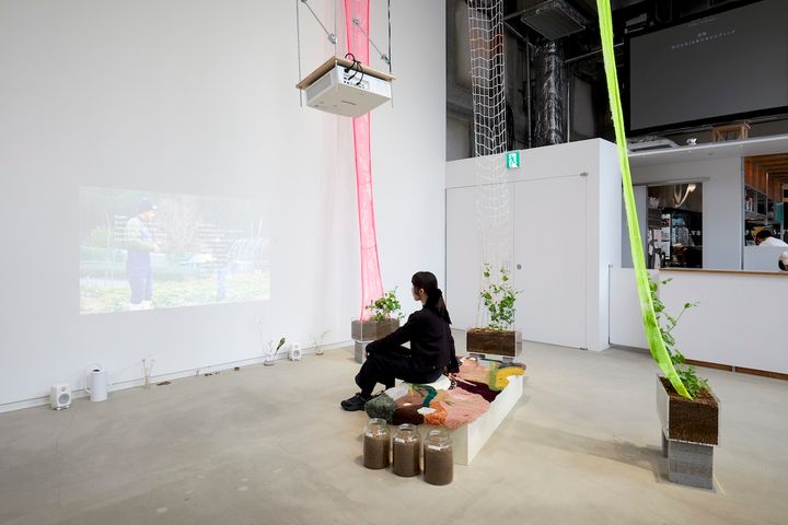 『同伴分動態』の展示会場