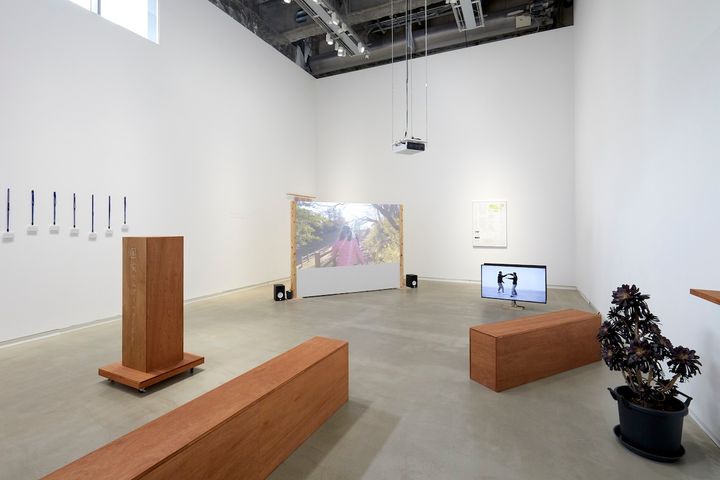 『同伴分動態』の展示会場