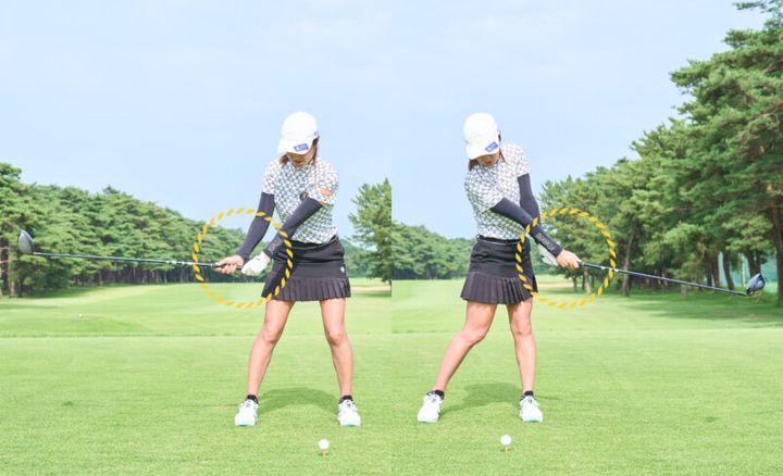 女子プロが実践！ドライバーを真っすぐ飛ばすコツは“両手を離して握る”