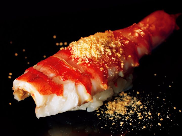 銀座『鮨 杉澤』の車エビ