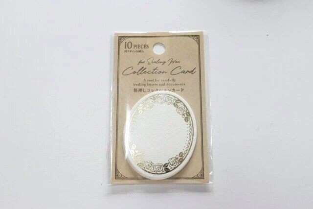 セリア 箔押しコレクションカード パッケージ