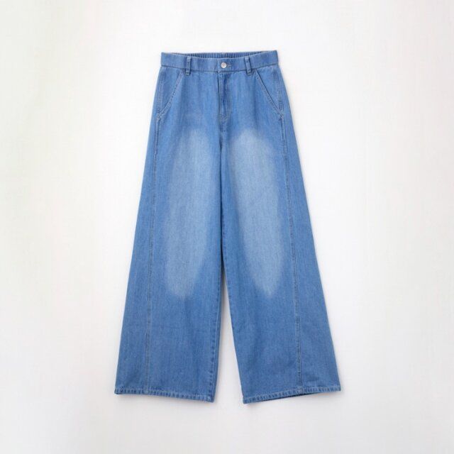 2025しまむらレディースデニムワイドパンツ