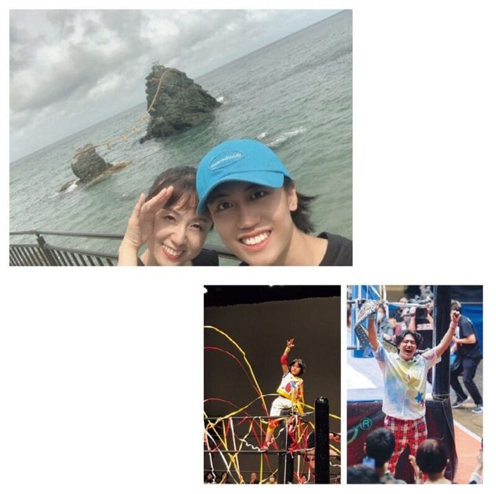 GLOW読者モデル・島添淳子さんと息子さん