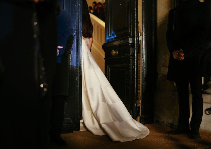 2016年春夏オートクチュールコレクションにて。