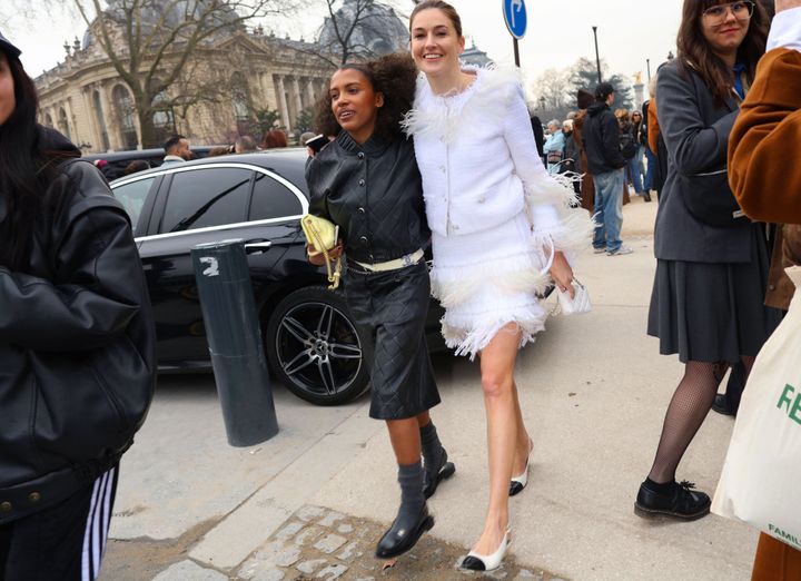 2025-26年秋冬パリコレクションにて。