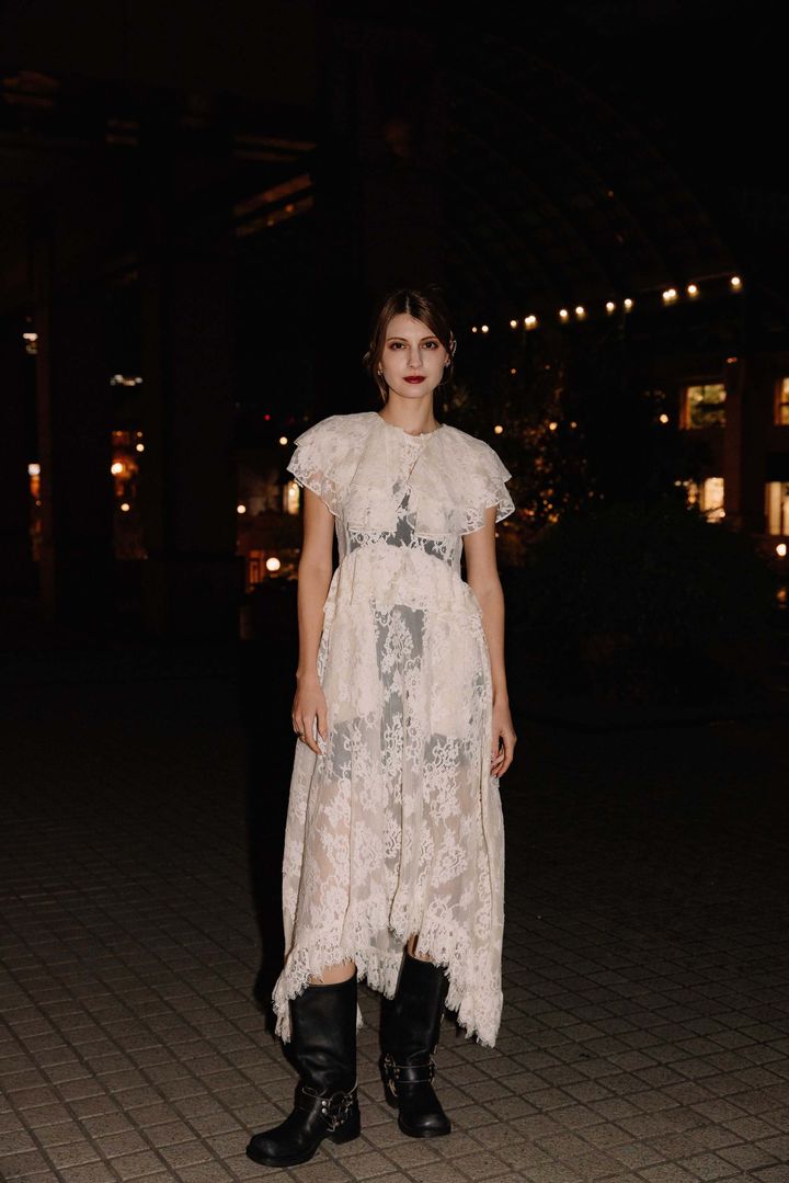 2025-26年秋冬東京コレクションにて。