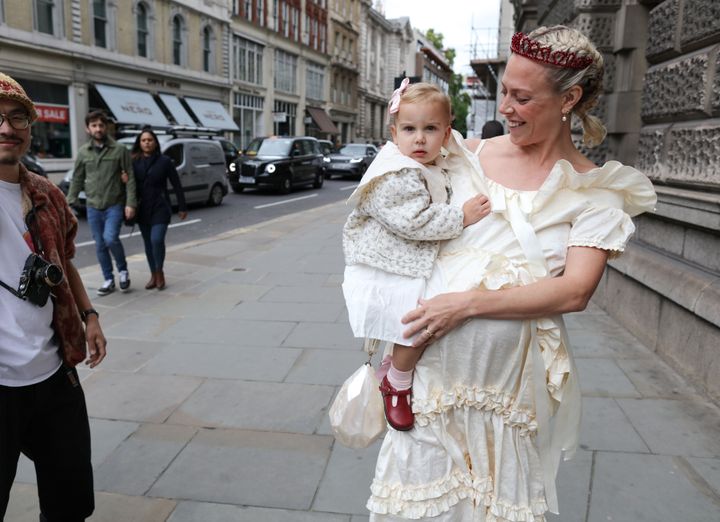 2023年春夏ロンドンコレクションにて。