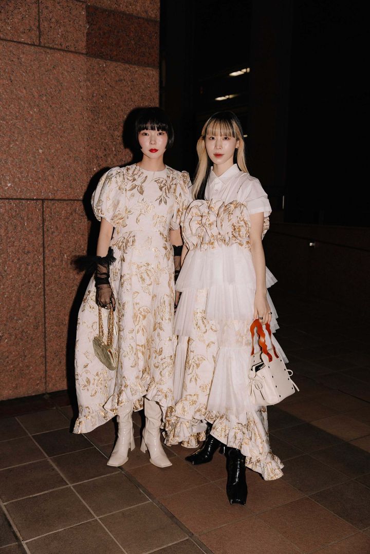 2025-26年秋冬東京コレクションにて。