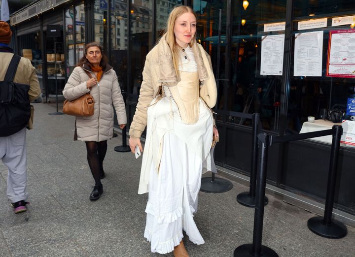 2025-26年秋冬パリコレクションにて。