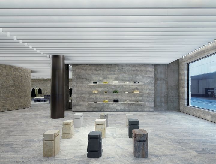 JIL SANDER 銀座の展示風景