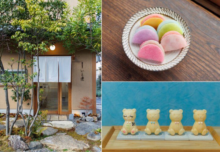 平安王朝の着物の色合わせを表現した和菓子を求めて、京都の「御室和菓子 いと達」へ