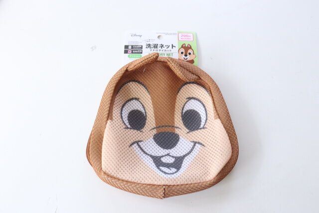 ダイソー 洗濯ネット、マチ付ダイカット（チップ） 商品タグ