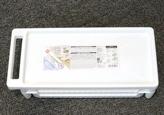 ダイソー 組み立て式ラック（3段、ワイドタイプ） パッケージ