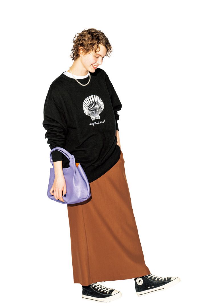 パステルパープルのバッグが春らしさをアピール！【本日のFUDGE GIRL-4月8日】