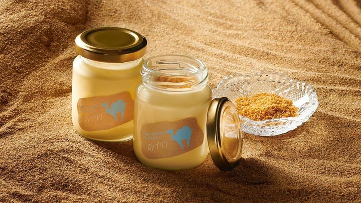 2022年日本経済新聞のご当地プリンランキング全国1位を獲得した「砂プリン」