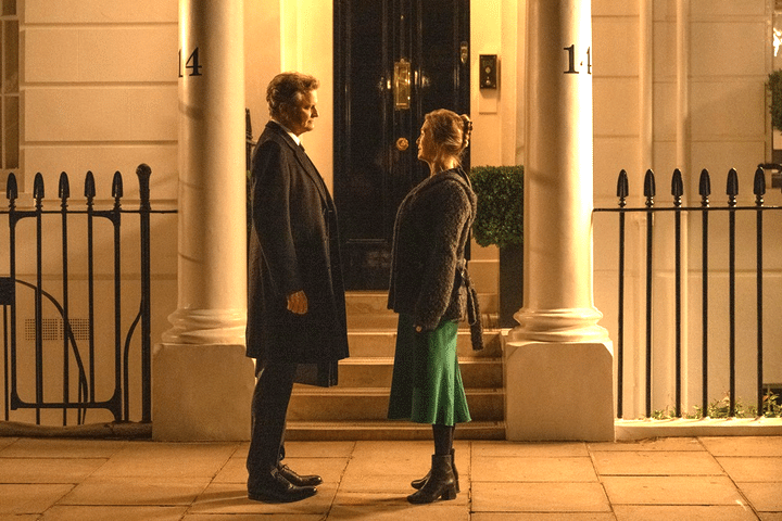 信頼できるパートナー、マーク・ダーシー（コリン・ファース）の存在は、シリーズに欠かせないもの