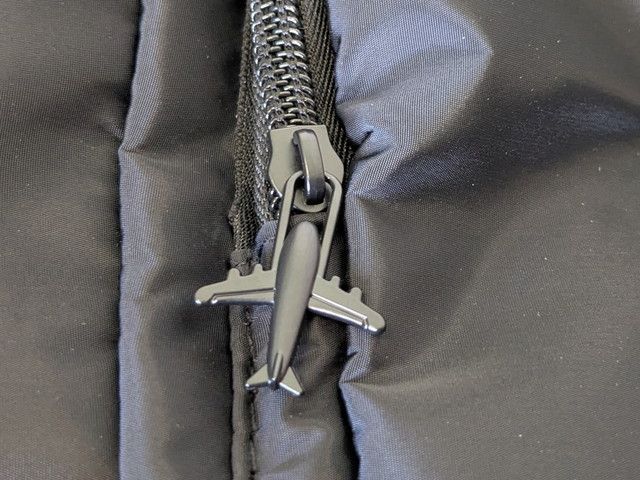 9ポケットショルダーバッグファスナー