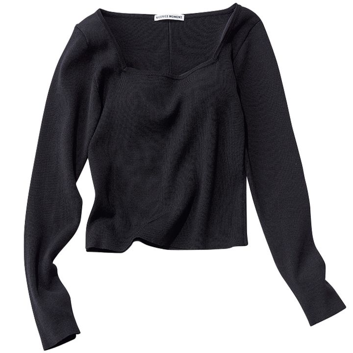 ナイスナイスモーメントのスクエアネックカットソー