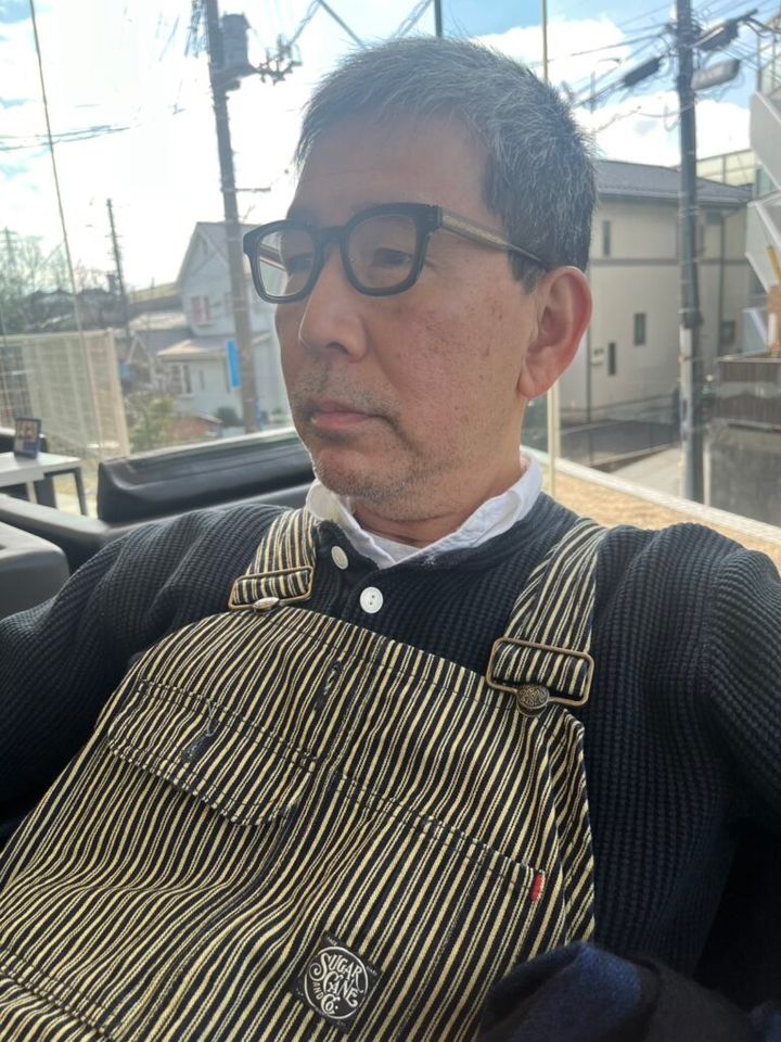 加藤さんのご主人のメガネ姿