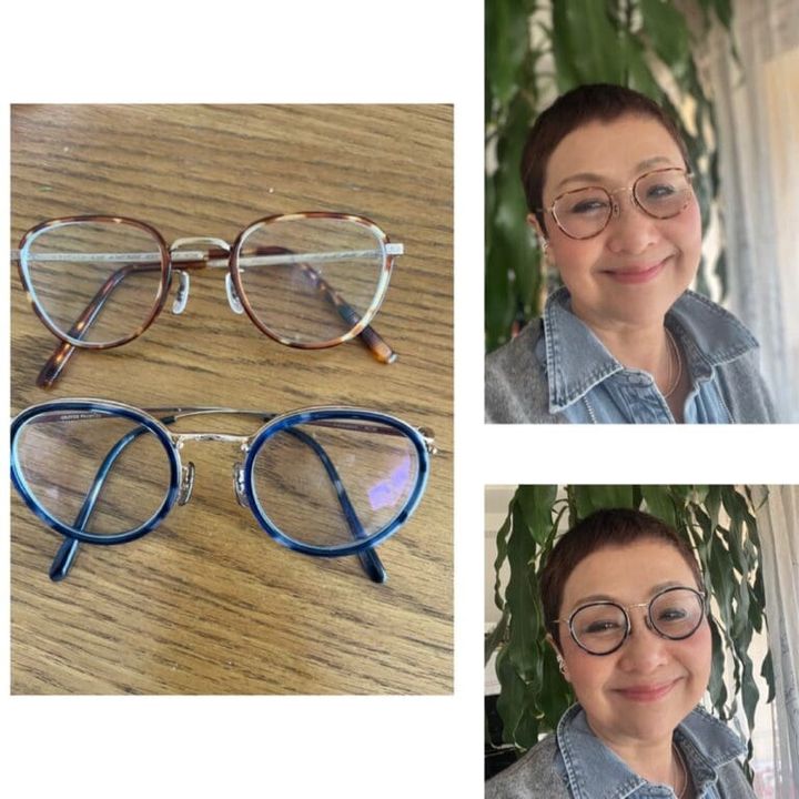 加藤理恵さんのメガネコレクションとかけたところ