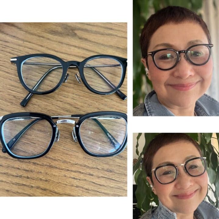 加藤理恵さんのメガネコレクションとかけたところ