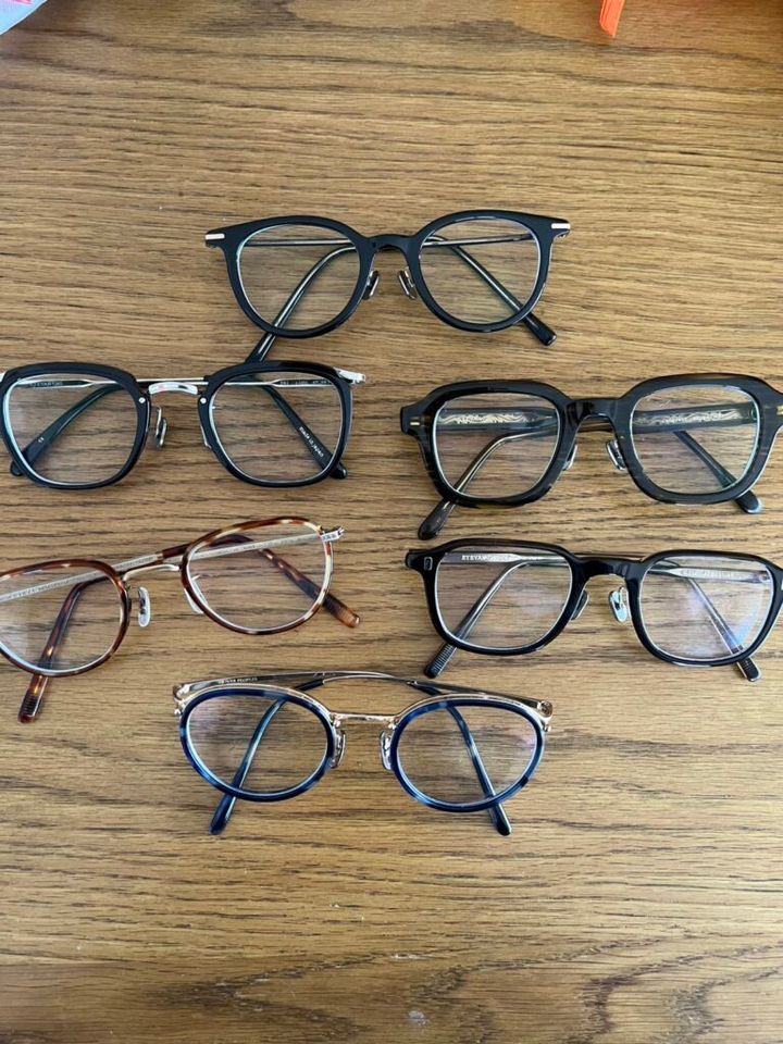 加藤理恵さん お手持ちのメガネ6本