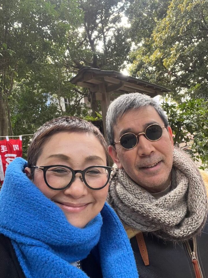 加藤さん夫婦のツーショット