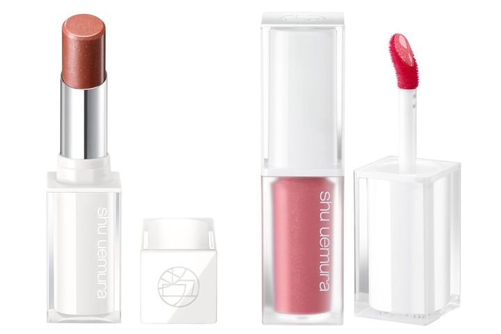 〈左から〉キヌケアグローアップ グリーム 新8色（うち限定3色、店舗限定1色） 各￥4,950、キヌケアヌード グリーム 新7色（うち限定3色） 各￥4,950（すべて2025年4月11日発売）