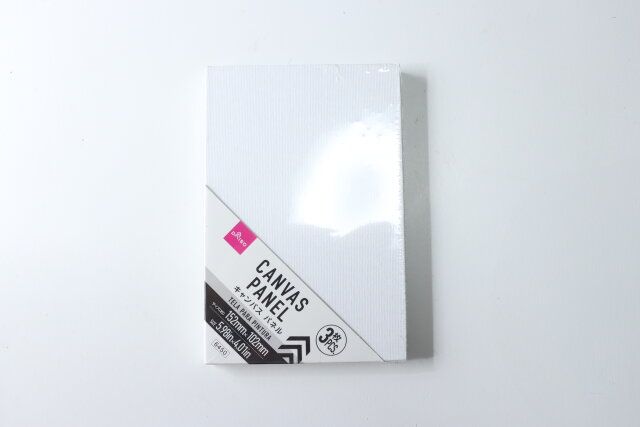 ダイソー キャンバスパネル（3枚） パッケージ