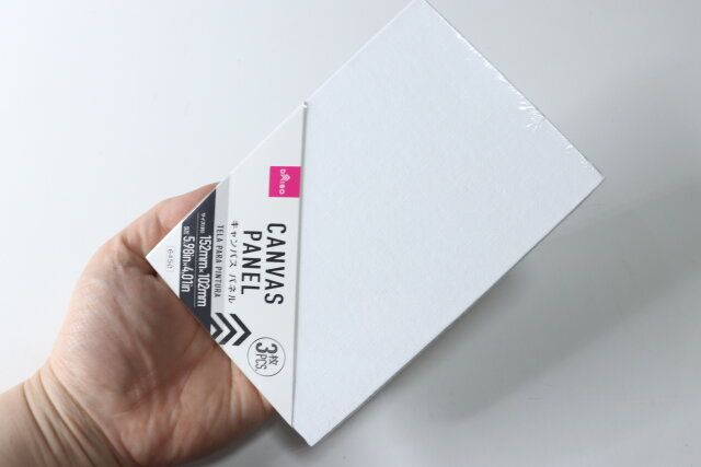 ダイソー キャンバスパネル（3枚）