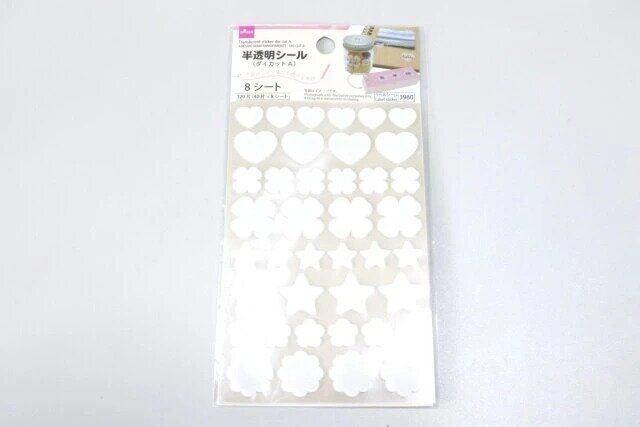 ダイソー 半透明シール（ダイカットA） パッケージ