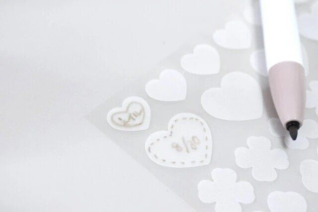 ダイソー 半透明シール（ダイカットA）