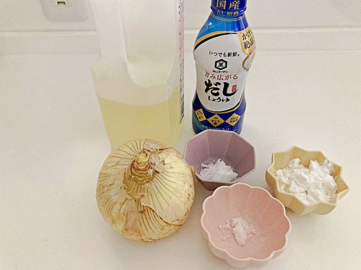 玉ねぎ焼きの材料