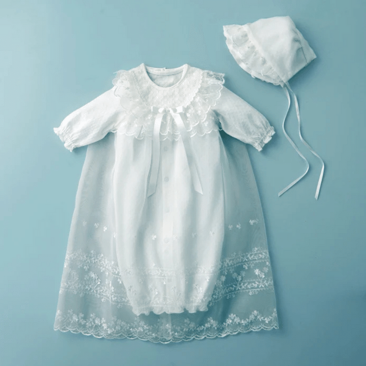 ユニセックスで着れる ミキハウスのセレモニードレス