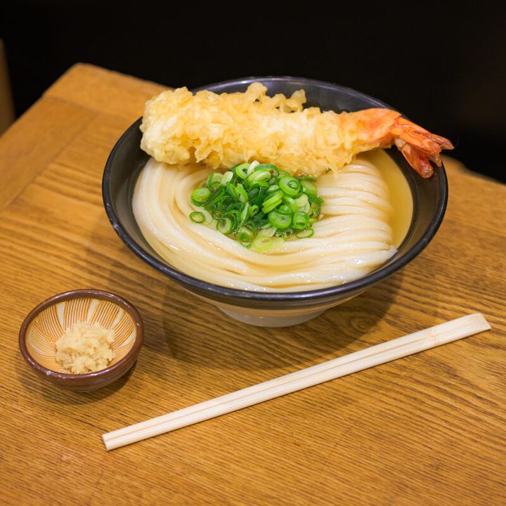 丸香の冷かけうどん