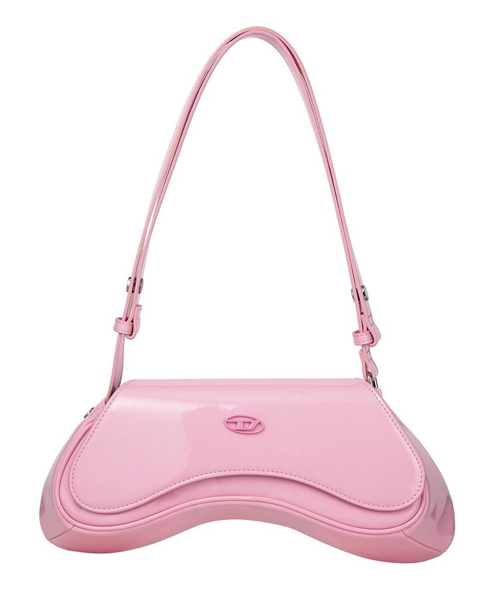 DIESELのエナメルハンドバッグ