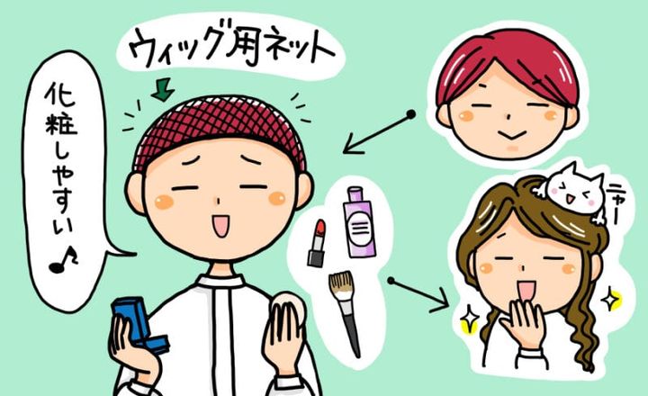 ウィッグかぶってネコをかぶる