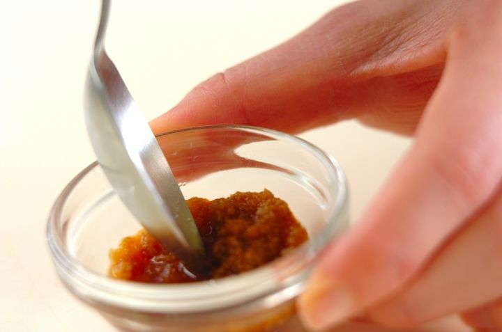 カリっと！焼きがんものショウガじょうゆの下準備1